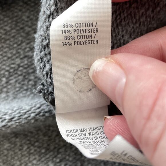 Aerie Oversized Broken-In Hoodie Gray Fleece Cozy Pullover Womens Size XL - Picture 10 of 12